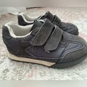 Zara Kids Charcoal Suede Sneakers